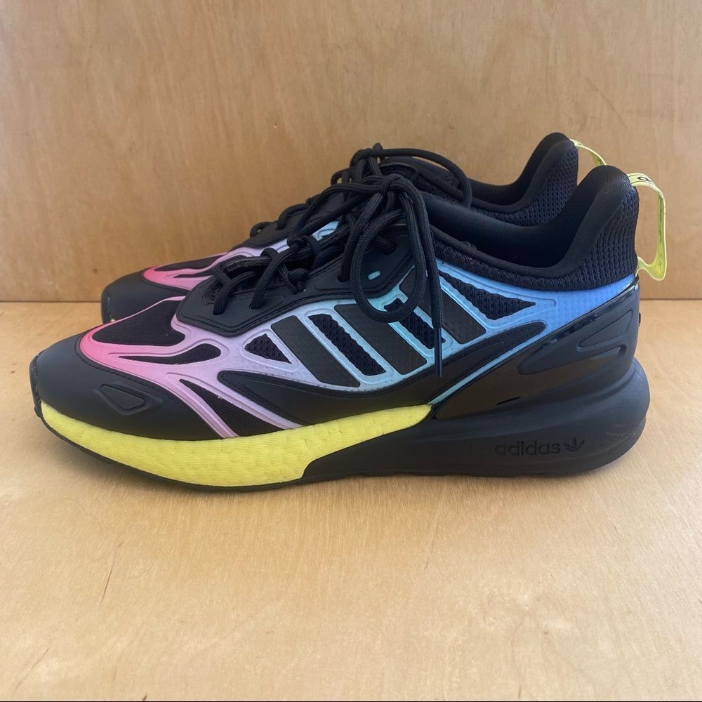 adidas Originals ZX 2K Boost Size 8.5 black/multi